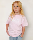 KIDS CLASSIC LOGO TEE IN LIGHT PINK image 2