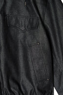 WESTERN DETAIL DENIM LIKE BLOUSON IN BLACK image 4