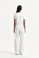 LABEL POINT LETTERING CROP TOP IN WHITE image 7