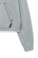RAW CUT APPLIQUE SWEATSHIRT IN GRAY image 17