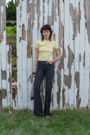 BUBBLY GRAPHIC PRINTING TOP IN LIGHT YELLOW image 10