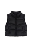 UNBALANCE QUILTED DOWN VEST FOR WOMEN IN BLACK image 10