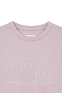 DOODLE LOGO GRAPHIC TOP IN LILAC image 3