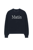 BACK LOGO JACQUARD MESH KNIT ZIP UP IN NAVY image 15