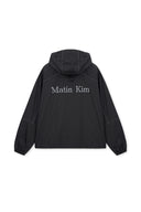 BACK LOGO HOODY WIND BREAKER IN BLACK image 14