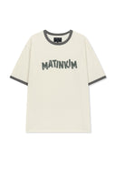 MATIN LOGO RINGER TOP FOR MEN IN CREAM image 2