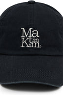 MATIN BLOCK LOGO BALL CAP IN DARK NAVY image 9