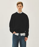 CLASSIC LOGO EMBROIDERY SWEATSHIRT IN BLACK BLACK image 10