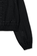 CROPPED EMBROIDERY BACK LOGO JUMPER IN STRONG BLACK image 15