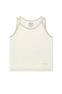 TWIST SHOULDER SLEEVELESS TOP IN CREAM image 10