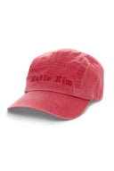 MATIN WASHED CAMP CAP IN RED image 2