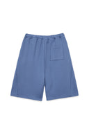 BACK POCKET GLITTER BERMUDA SWEATPANTS FOR MEN IN BLUE image 2