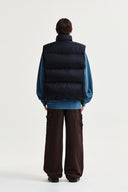 UNBALANCE QUILTED DOWN VEST FOR MEN IN BLACK image 17