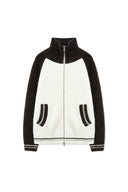 HIGH NECK RAGLAN KNIT ZIP UP FOR MEN IN DARK BROWN image 10