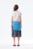 TONAL RIB LOGO CROP TOP IN WHITE image 7