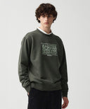 DOODLE CLASSIC LOGO SWEATSHIRT IN CHARCOAL GREY image 1