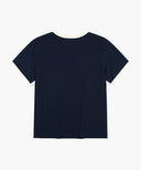 KIDS CLASSIC LOGO RINGER TEE IN NAVY image 7