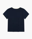 KIDS CLASSIC LOGO RINGER TEE IN NAVY image 2