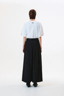 LOGO EMBROIDERY OVERSIZE TOP IN WHITE image 8