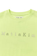 STICKER GRAPHIC LOGO TOP IN LIME image 3