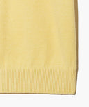 W CLASSIC LOGO HALF KNIT IN LIGHT YELLOW