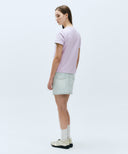 W CLASSIC LOGO TEE IN LIGHT PURPLE