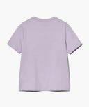 W CLASSIC LOGO TEE IN LIGHT PURPLE