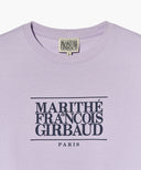 W CLASSIC LOGO TEE IN LIGHT PURPLE