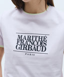 W CLASSIC LOGO TEE IN LIGHT PURPLE