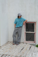 VINTAGE PAINTING CARPENTER PANTS FOR MEN IN GRAY image 7
