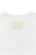 STITCH PRINTING DETAIL CROP TOP IN WHITE image 13