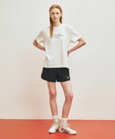 MARITHE SPORT W DOUBLE-LAYER SHORTS IN BLACK