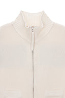 SPELL POINT STRIPE KNIT VEST IN IVORY image 9