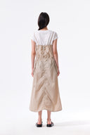 STRAP DETAIL SLEEVELESS UTILITY DRESS IN CHARCOAL GREY image 8