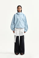 MULTI PANEL LAYERED SKIRT IN WHITE image 5