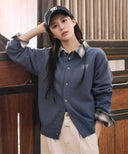 CLASSIC LOGO DENIM ECO BAG IN DARK BLUE image 16
