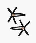 KIDS W RIBBON HAIR PIN 2PACK IN BLACK image 6