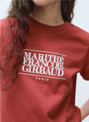 W CLASSIC LOGO TEE IN RED