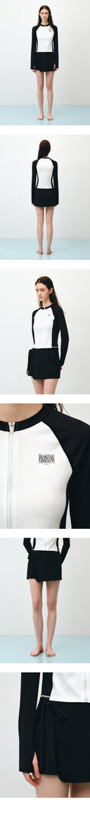 MARITHE SPORT W RASHGUARD SET-UP IN BLACK image 6