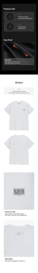 MARITHE SPORT CLASSIC LOGO TEE IN WHITE image 6