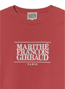 W CLASSIC LOGO TEE IN RED