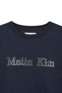 VINTAGE LOGO GRAPHIC TOP IN NAVY image 15