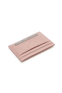 PUFF QUILT CARD WALLET IN PINK image 8