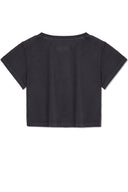 PIGMENT LOGO CROP TOP IN DARK GRAY image 6
