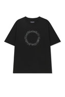 MATIN KIM CIRCLE LOGO TOP FOR MEN IN BLACK image 10