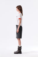 MATIN LOGO RINGER CROP TOP IN WHITE image 16