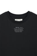 LABEL POINT LETTERING CROP TOP IN BLACK image 13