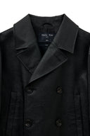 FAUX LEATHER DOUBLE JACKET FOR MEN IN BLACK image 13