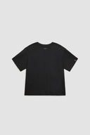 LOGO EMBROIDERY OVERSIZE TOP IN BLACK image 3
