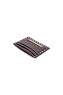 WESTERN STUD CARD WALLET IN BROWN image 8